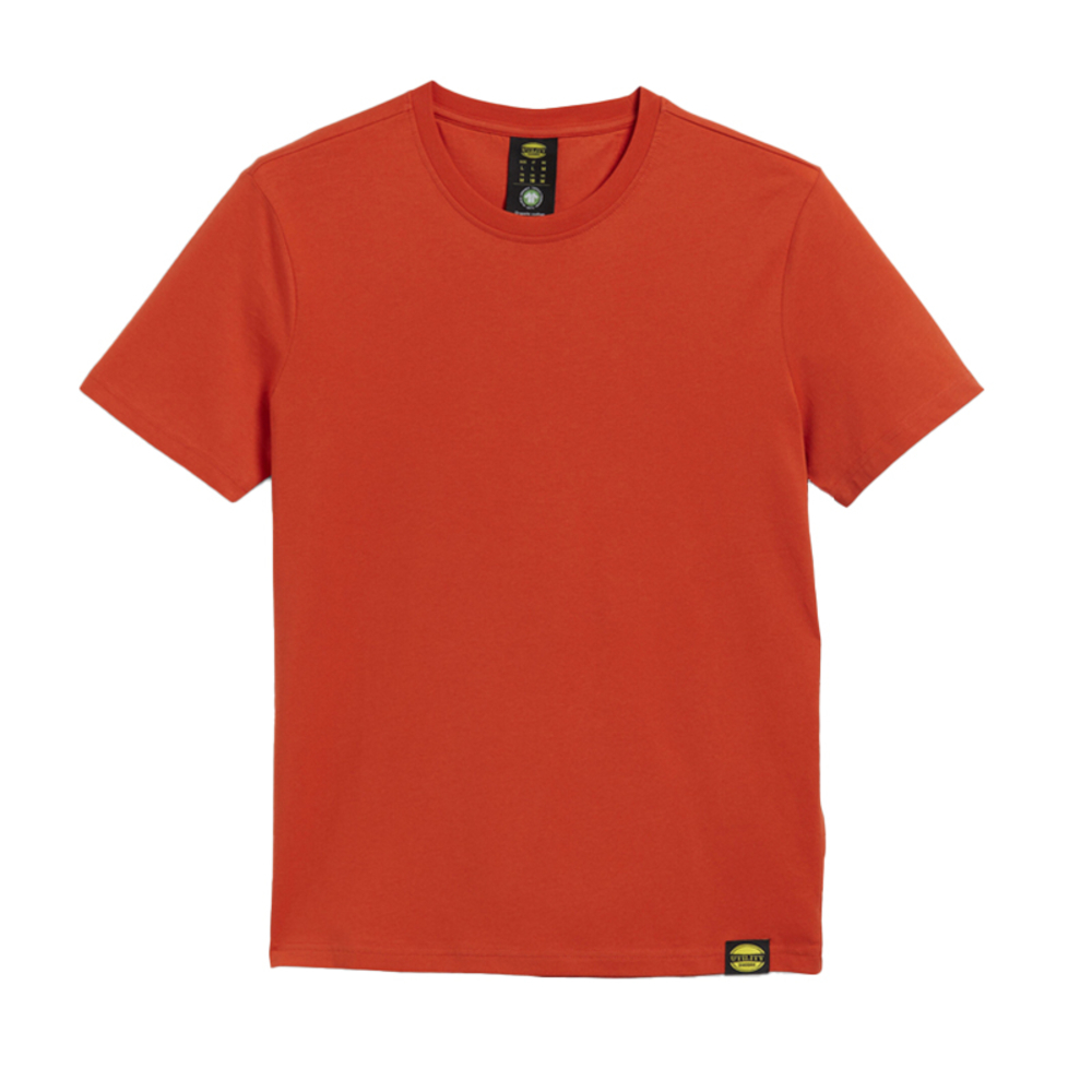 T-shirt de travail rouge manche courte MC ATONY ORGANIC - Diadora - 17691345019