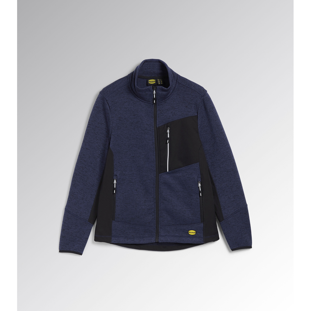 Sweat-shirt de travail bleu KNITTED JACKET CHICAGO - Diadora - 17726560031