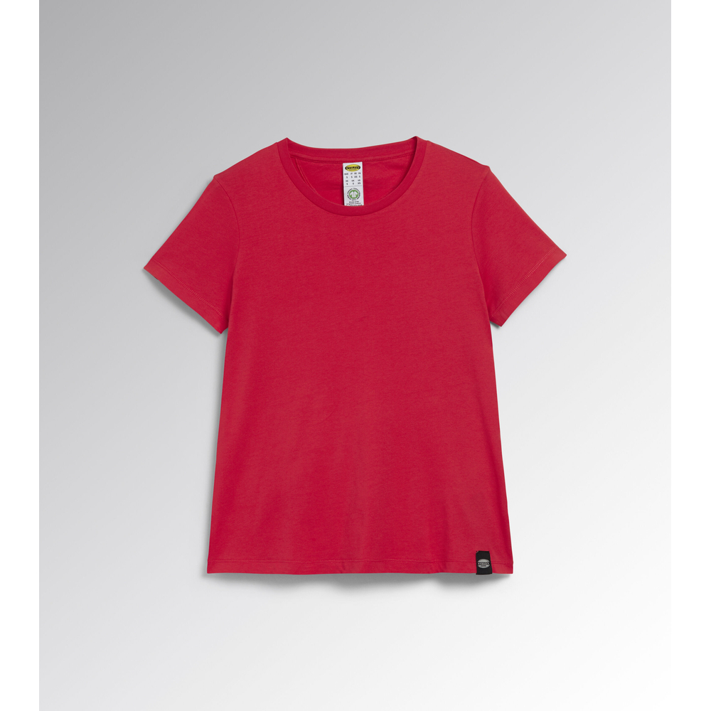 T-shirt de travail manche courte rouge Femme MC ATHENA - Diadora - 17767045013