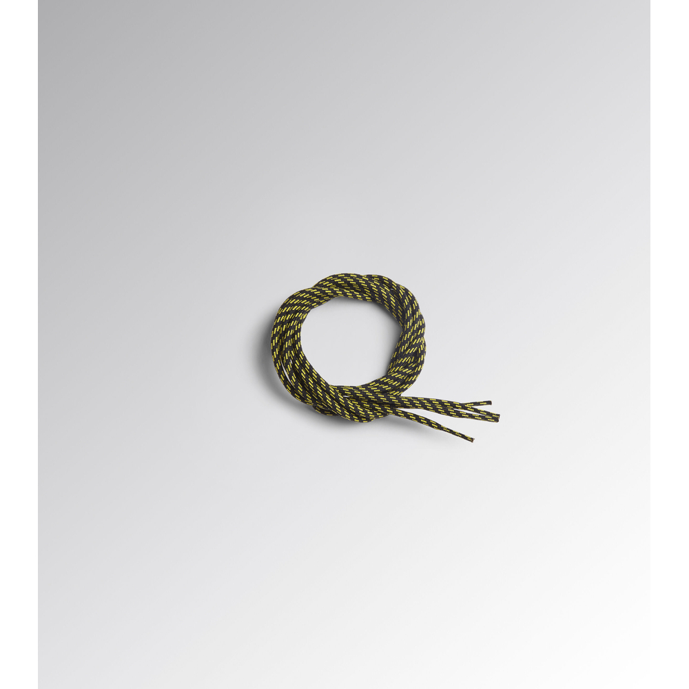 Lacets noirs/jaunes LACCIO TONDO RIGATO TERMO 140 cm - Diadora - 178031C0401