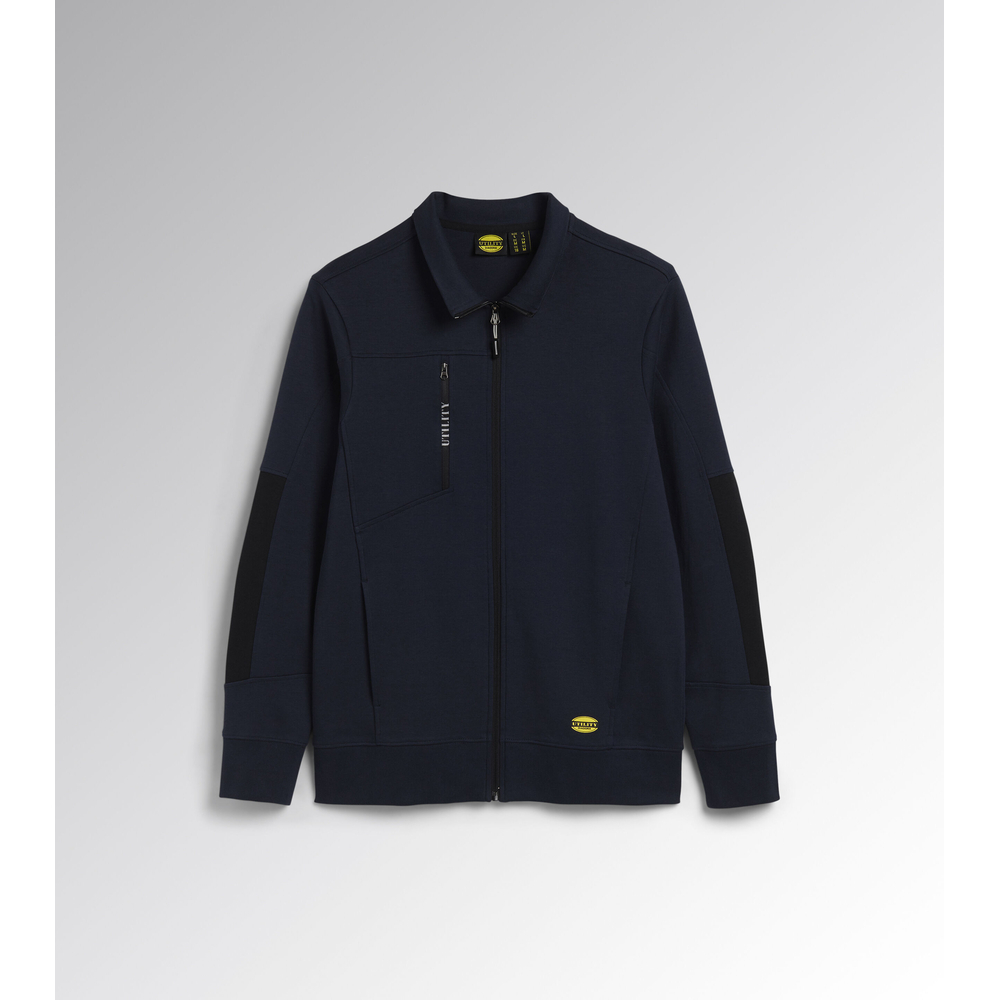 Sweat-shirt de travail bleu marine ZIP LITEWORK - Diadora - 17875560062