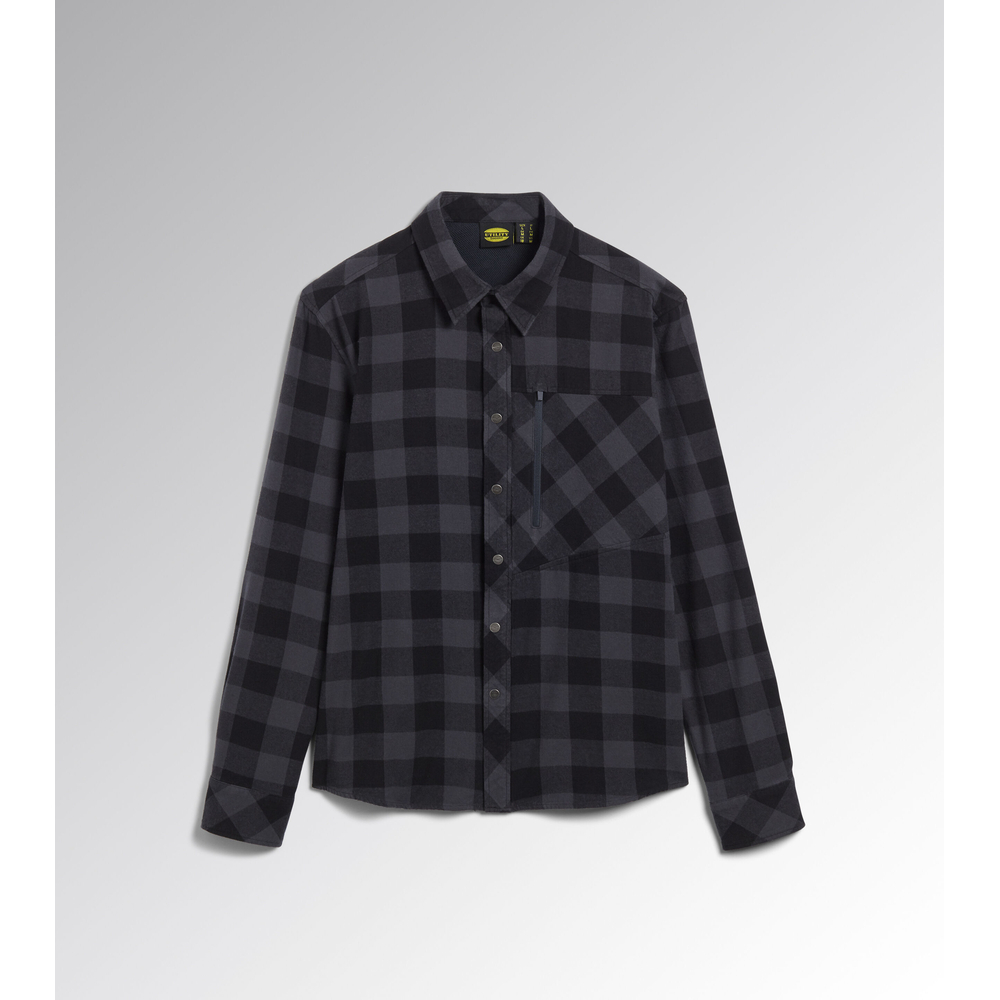 Chemise de travail noir SHIRT CHECK CORTINA - Diadora - 179456C0002