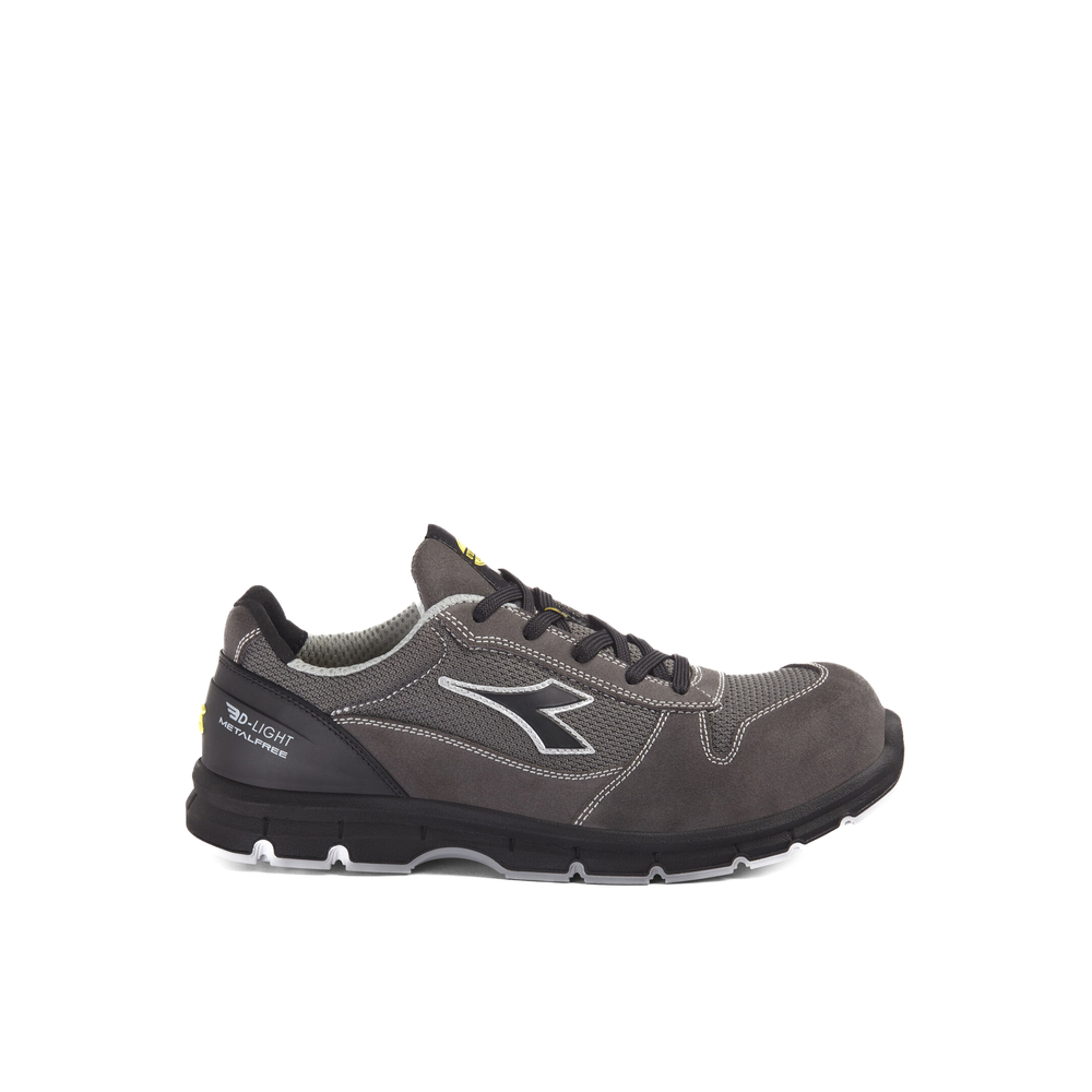 Chaussures de travail DIADORA RUN TEXT LOW MET FREE S1PL FO SR ESD gris - 179897D0443