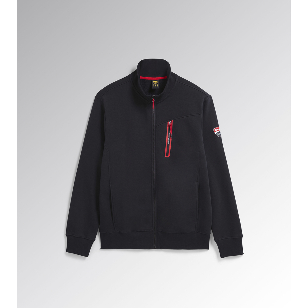 Sweat-shirt noir Utility x Ducati Corse FZ DUCATI - Diadora - 18007180013