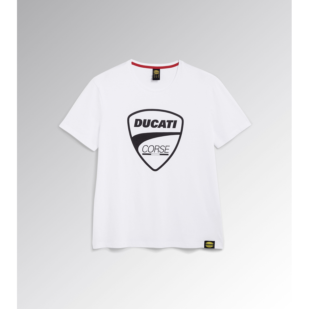 T-shirt de travail blanc manche courte GRAPHIC DUCATI - Diadora - 18007520002