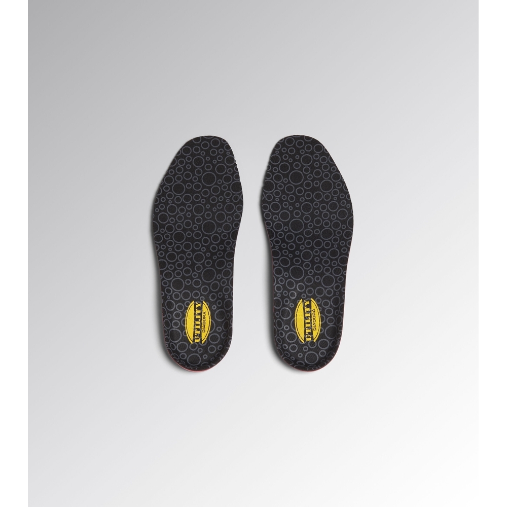 Semelles PU ATHENA noir/rouge - Diadora - 180200D0536