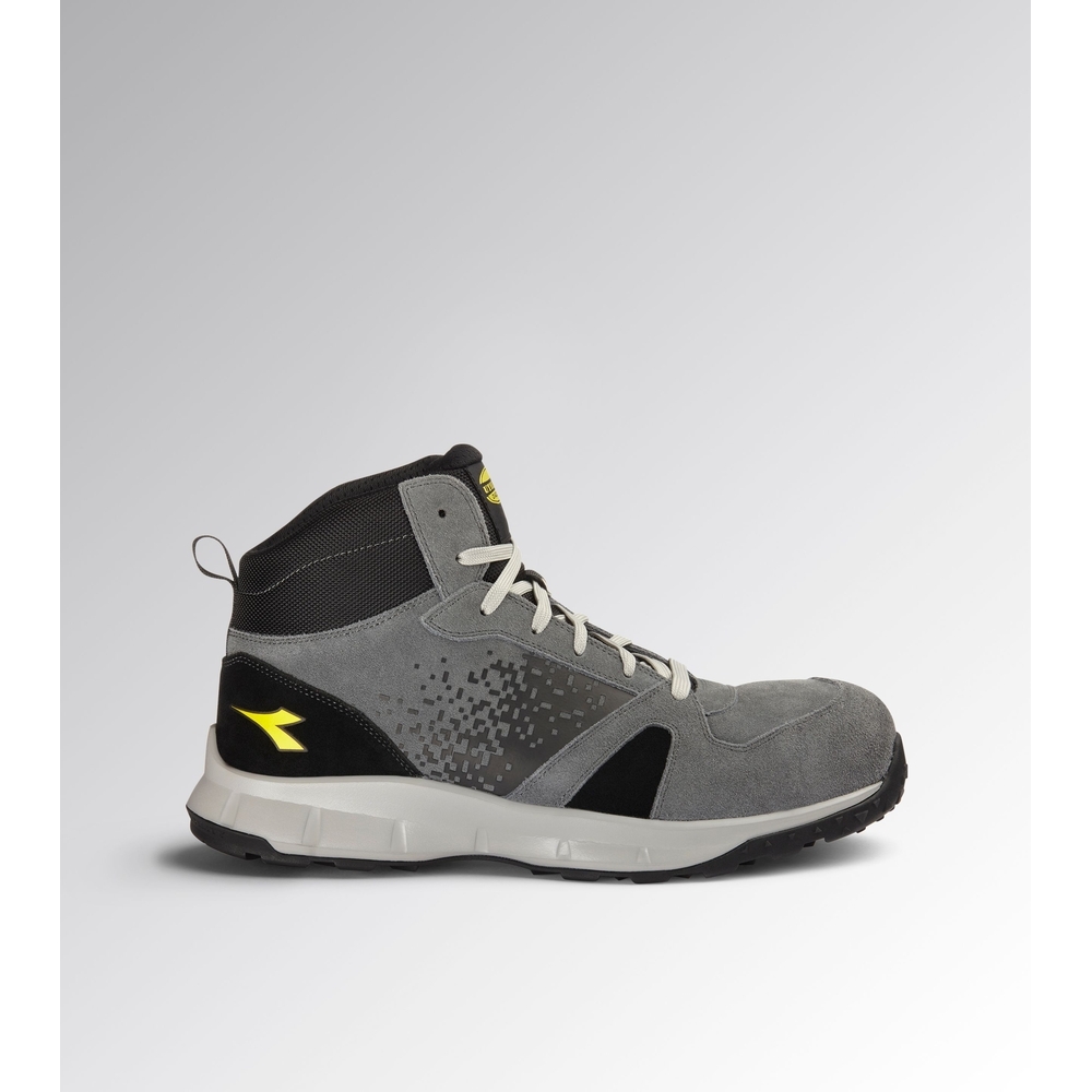 Chaussures de securité montantes grises LITE MID S3S FO SR HRO ESD - Diadora - 18102575068