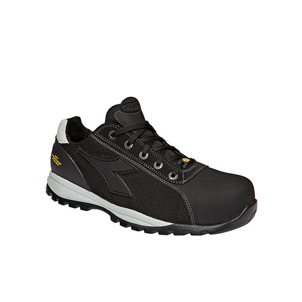 Chaussures de sécurité basses noires DIADORA UTILITY GLOVE NET LOW PRO S1PL FO SR HRO ESD - 18112280013