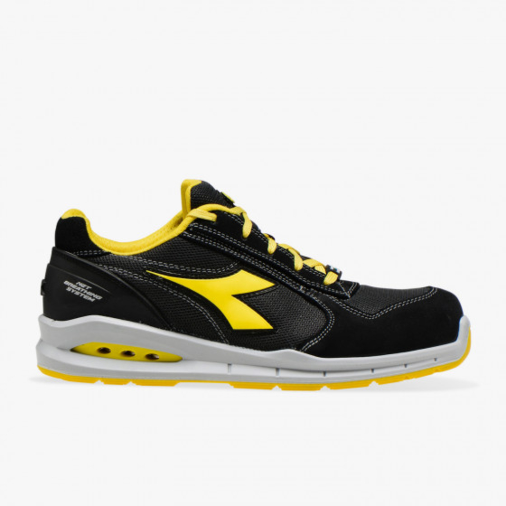 Chaussures de sécurité basses noir anthracite DIADORA UTILITY RUN NET AIRBOX LOW S1PS FO SR - 181146C4663