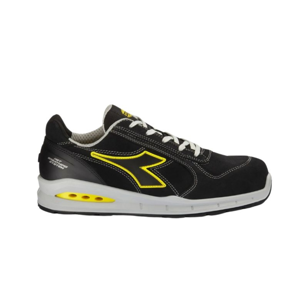 Chaussure de sécurité basse noire DIADORA UTILITY RUN NET AB LOW S3S FO SR - 181148C0200