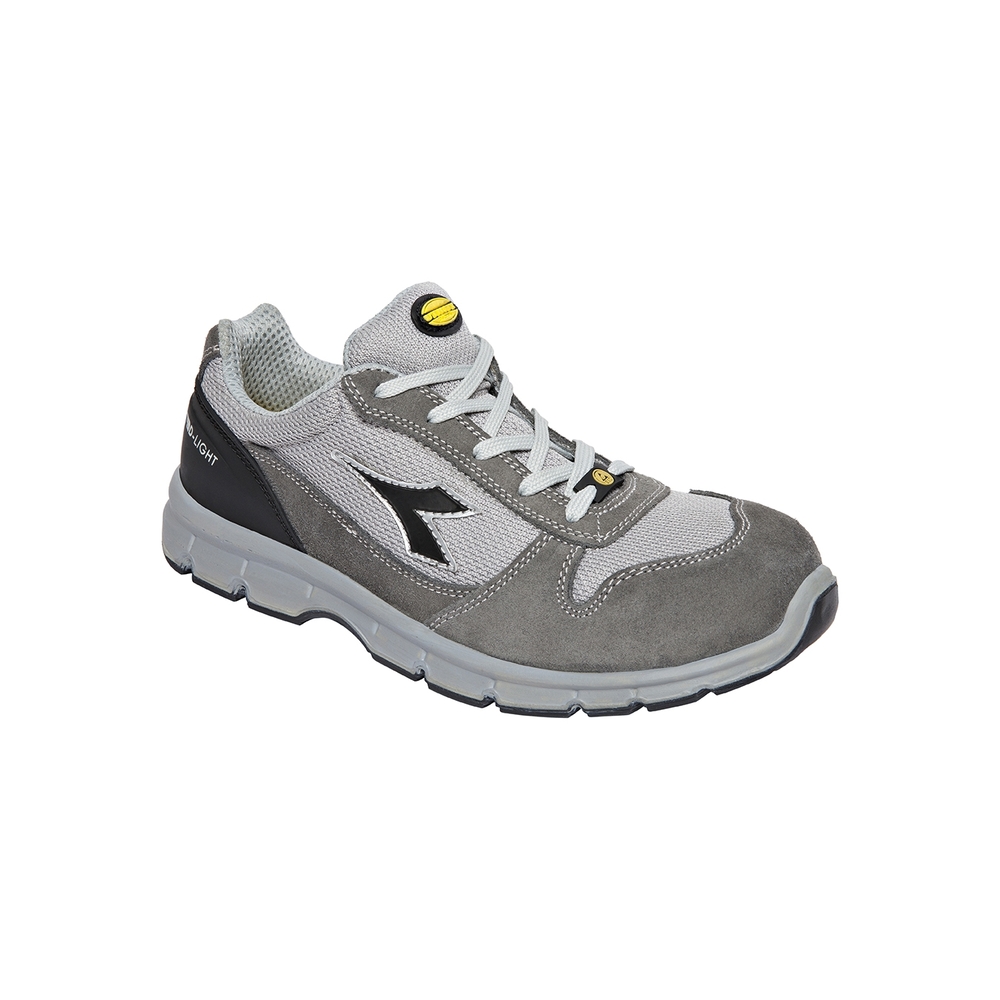 CHAUSSURE DE SECURITE BASSE DIADORA LOW RUN II TEXTILE S3S FO SR ESD GRIS CHATEAU/GRIS ALUMINIUM -181156C0493