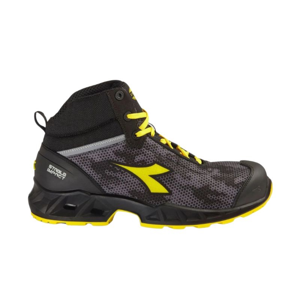 Chaussures de travail DIADORA SHARK STABLE IMP MID S3S FO SR SC ESD Noir - 181157C2541
