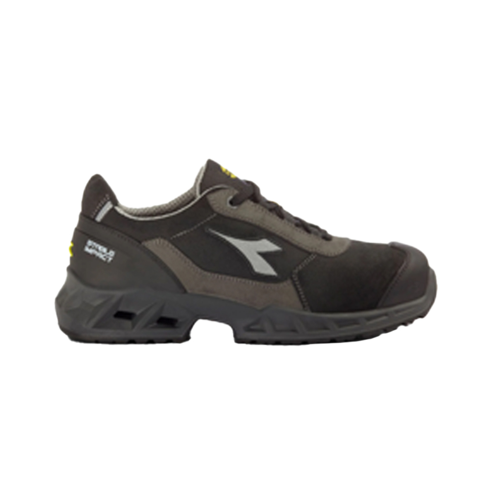 Chaussure de sécurité noir légère DIADORA SHARK STA IMP LEAT LOW S3S FO SR SC ESD - 181161C2680