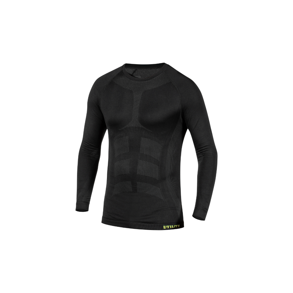 Tshirt  manches longues sous vetement sans couture noir EVO DIADORA - 181454 80013