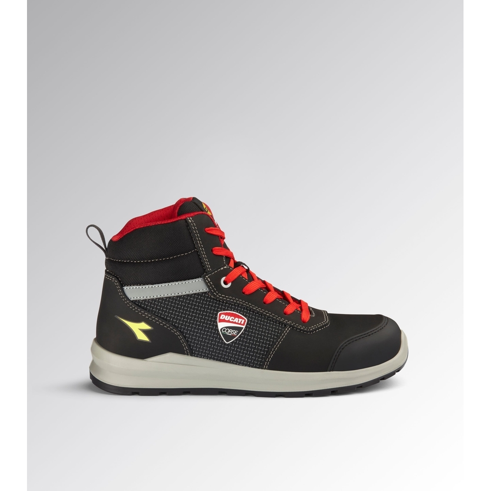 Chaussures de securité montantes Diadora Utility x Ducati Corse SPEEDY RACE MID S3S FO SR SC MET FREE - Diadora - 181704C2541