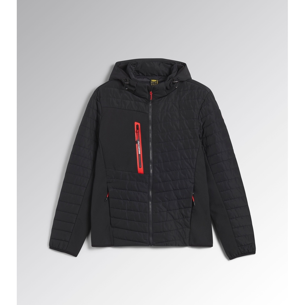Veste de travail noire Utility x Ducati Corse PADDED JACKET MOTOR DUCATI - Diadora - 18180980013