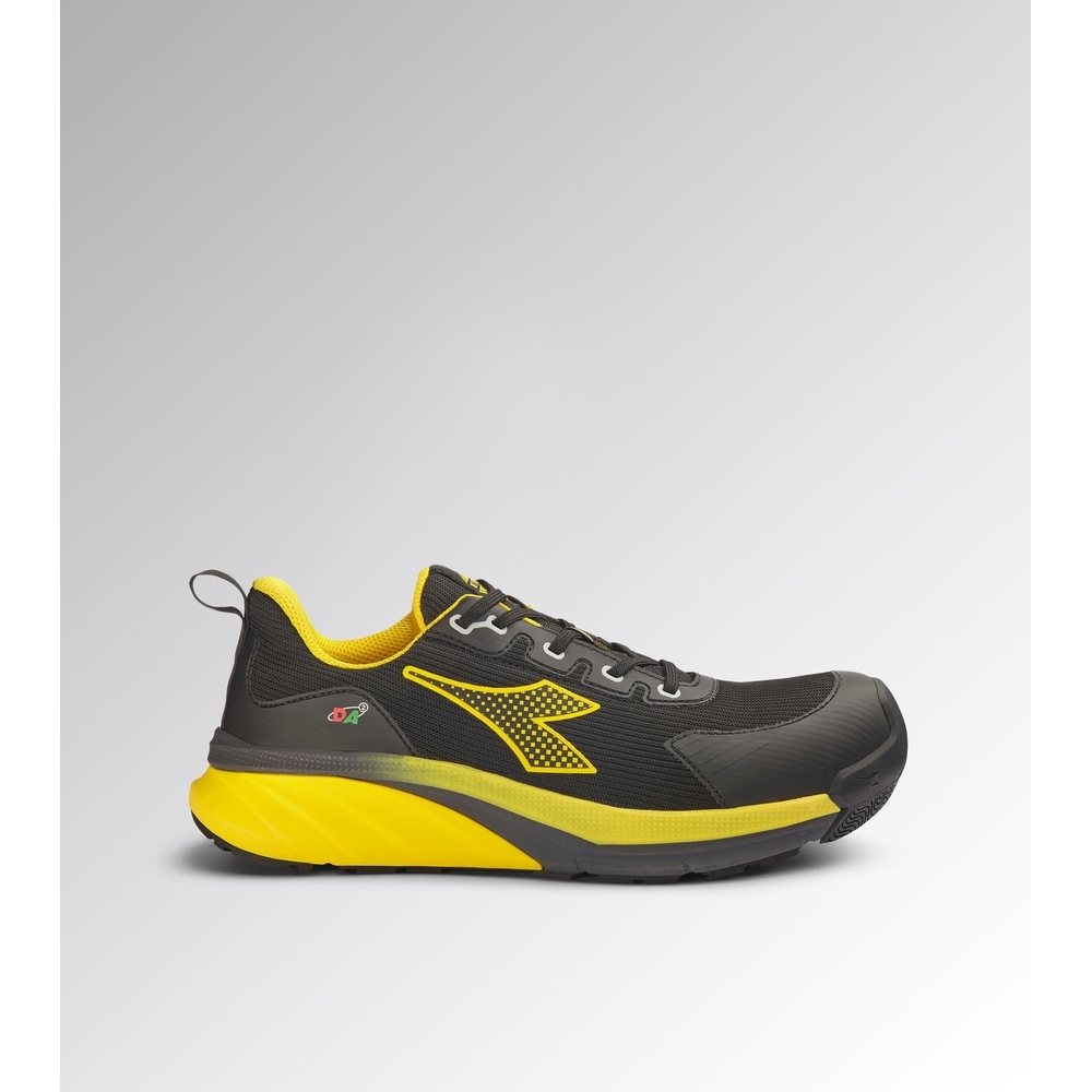 Chaussures de sécurité basses jaunes/noires VORTEX DA2 LOW S3S SC SR HRO ESD - Diadora - 182042C0401