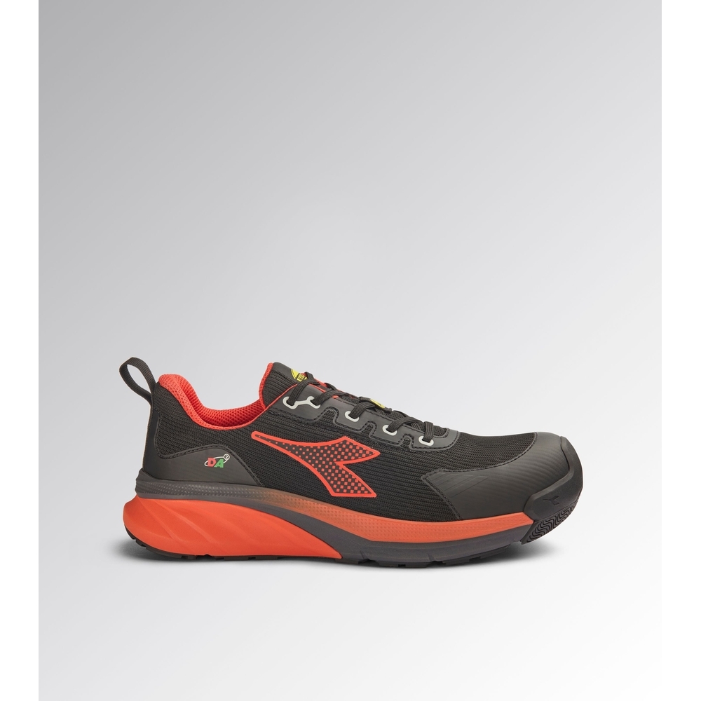 Chaussures de sécurité basses noires/rouges VORTEX DA2 LOW S3S SC SR HRO ESD - Diadora - 182042C1462