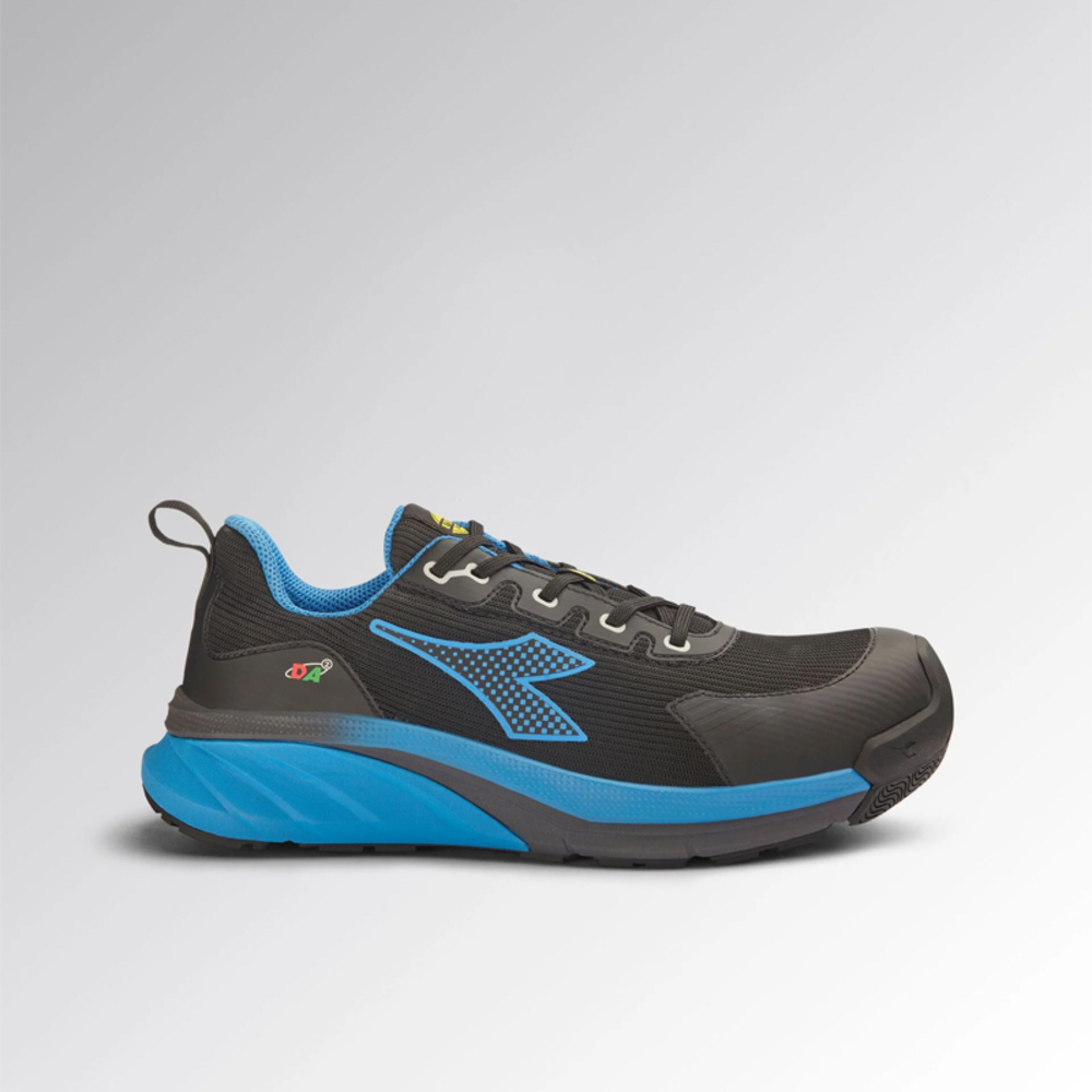 Chaussures de travail basses noir/bleu VORTEX DA2 LOW S3S SC FO SR HRO ESD - Diadora - 182042C4568