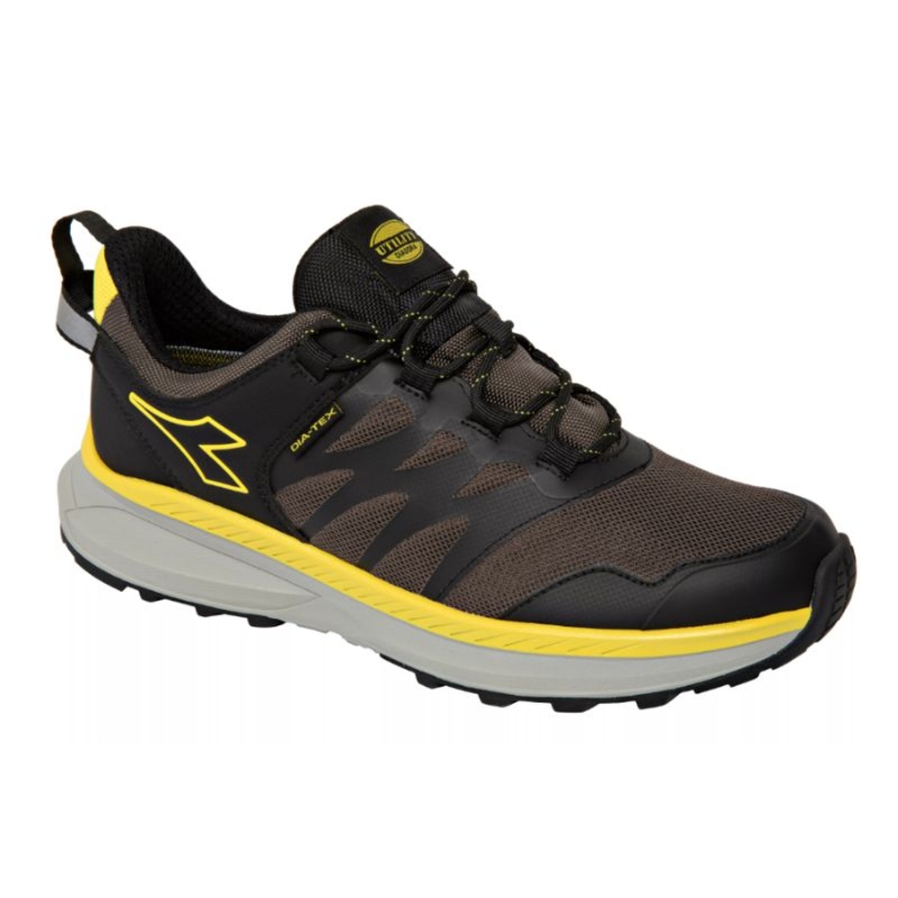 Chaussures de sécurité basse gris/jaune DIADORA FREEDOM LOW O6 SR UTILITY - 182045C0066