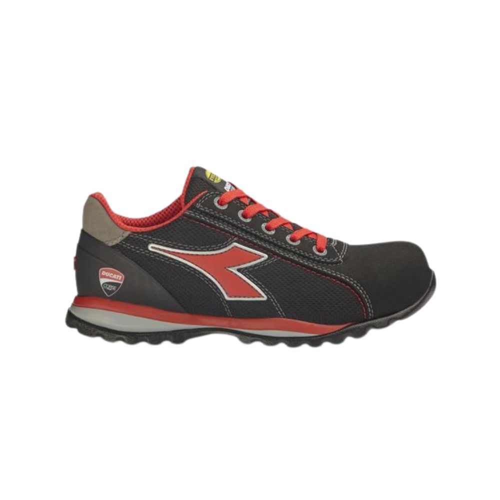 Chaussures de travail basses noir/rouge DIADORA DUCATI GLOVE MONSTER LOW S1PS FO HRO - 182049C1462