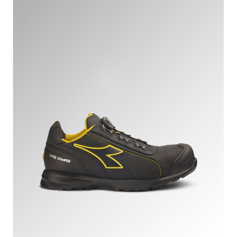 Chaussures de sécurité basses noires GLOVE MDS MASTER BOA LOW S3S FO HRO SR SC ESD - Diadora - 18233180013