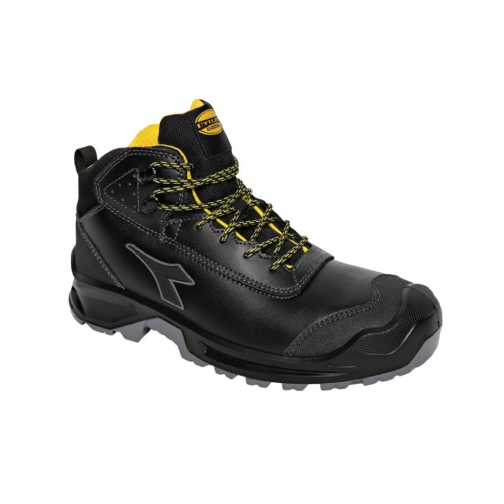 Chaussures de sécurité mi-hautes noires ACTION MID S3S FO SC LG SR - Diadora - 18235780013