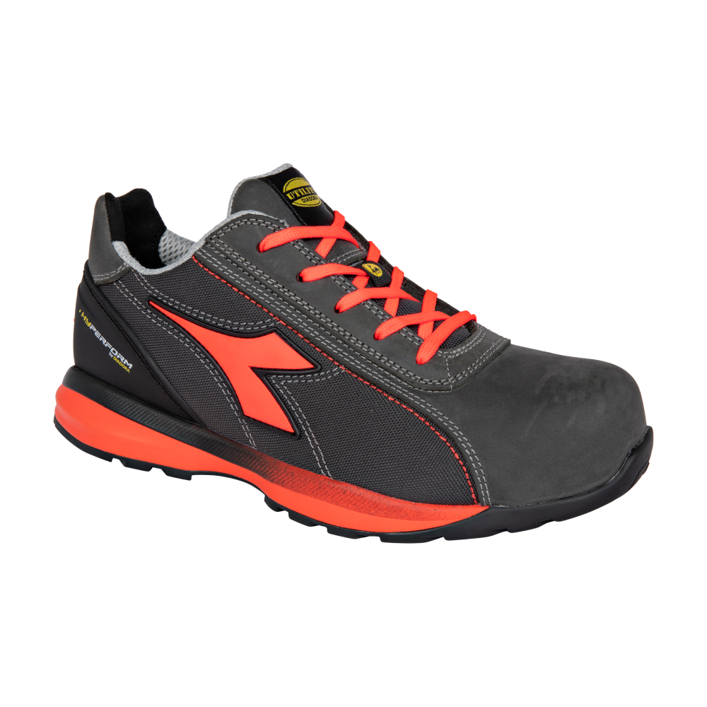 Chaussures de sécurité basses GLOVE HYPER LOW S3S FO HRO SR ESD grises DIADORA - 183043 75070