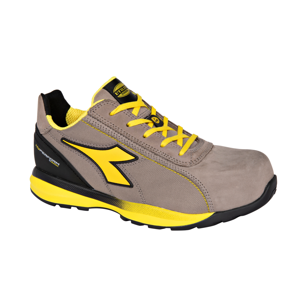 Chaussures de sécurité basses GLOVE HYPER LOW S1PS FO HRO SR ESD MOON grises DIADORA - 183044 75029