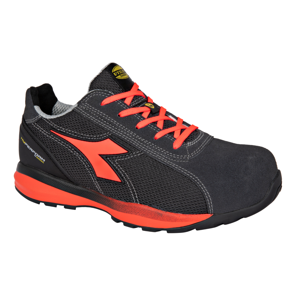 Chaussures de sécurité basses GLOVE HYPER LOW S1PS FO HRO SR ESD grises DIADORA - 183044 75070