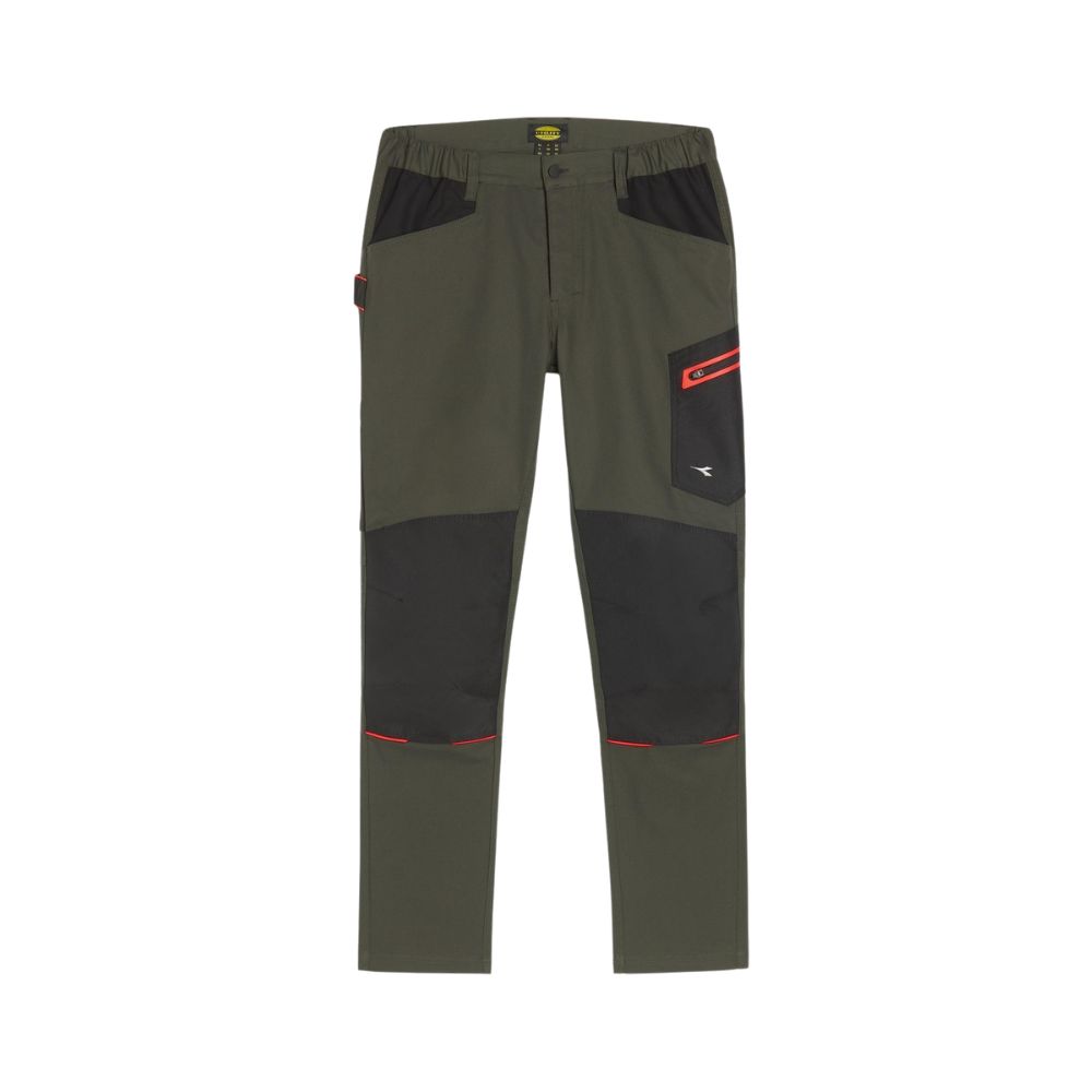 Pantalon STRETCH PERFORMANCE 2.0 vert foncé DIADORA - 183064 70488