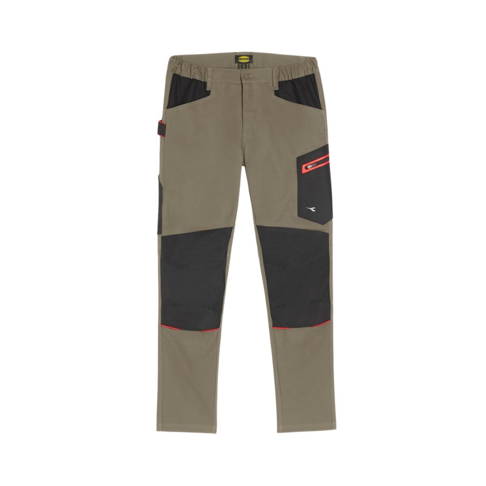 Pantalon STRETCH PERFORMANCE 2.0 marron kaki DIADORA - 183064 75015