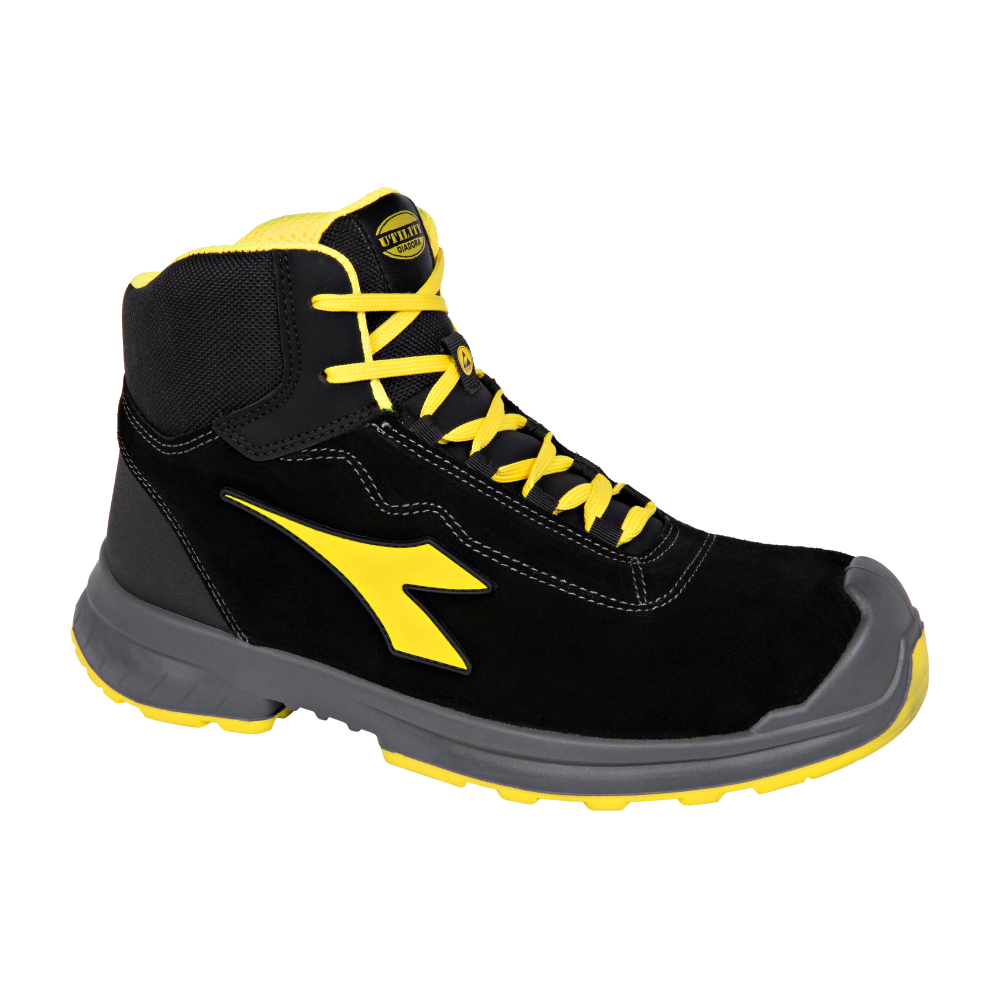 Chaussures de sécurité hautes FLASH MID S3S FO SR LG SC ESD noires DIADORA - 183067 80013