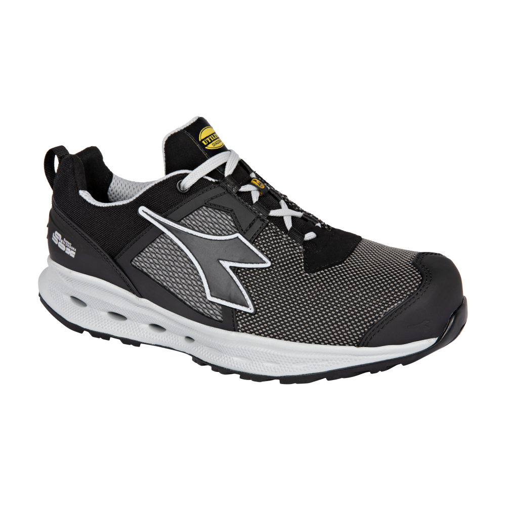 Chaussures de sécurité basses GLOVE A.BOX LOW GH S3S SC FO SR HRO ESD grises/noires DIADORA - 183594 C2763