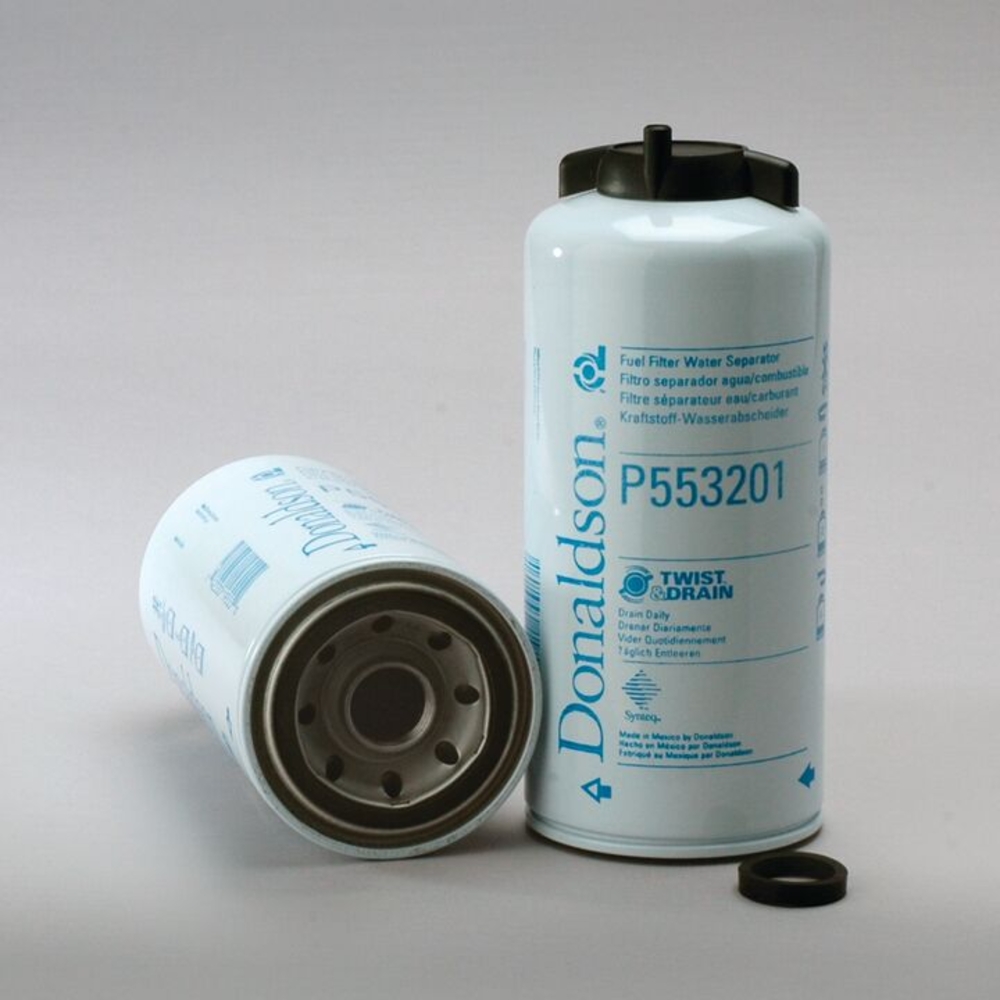 Filtre à carburant, séparateur d'eau à visser twist&drain donaldson - p553201