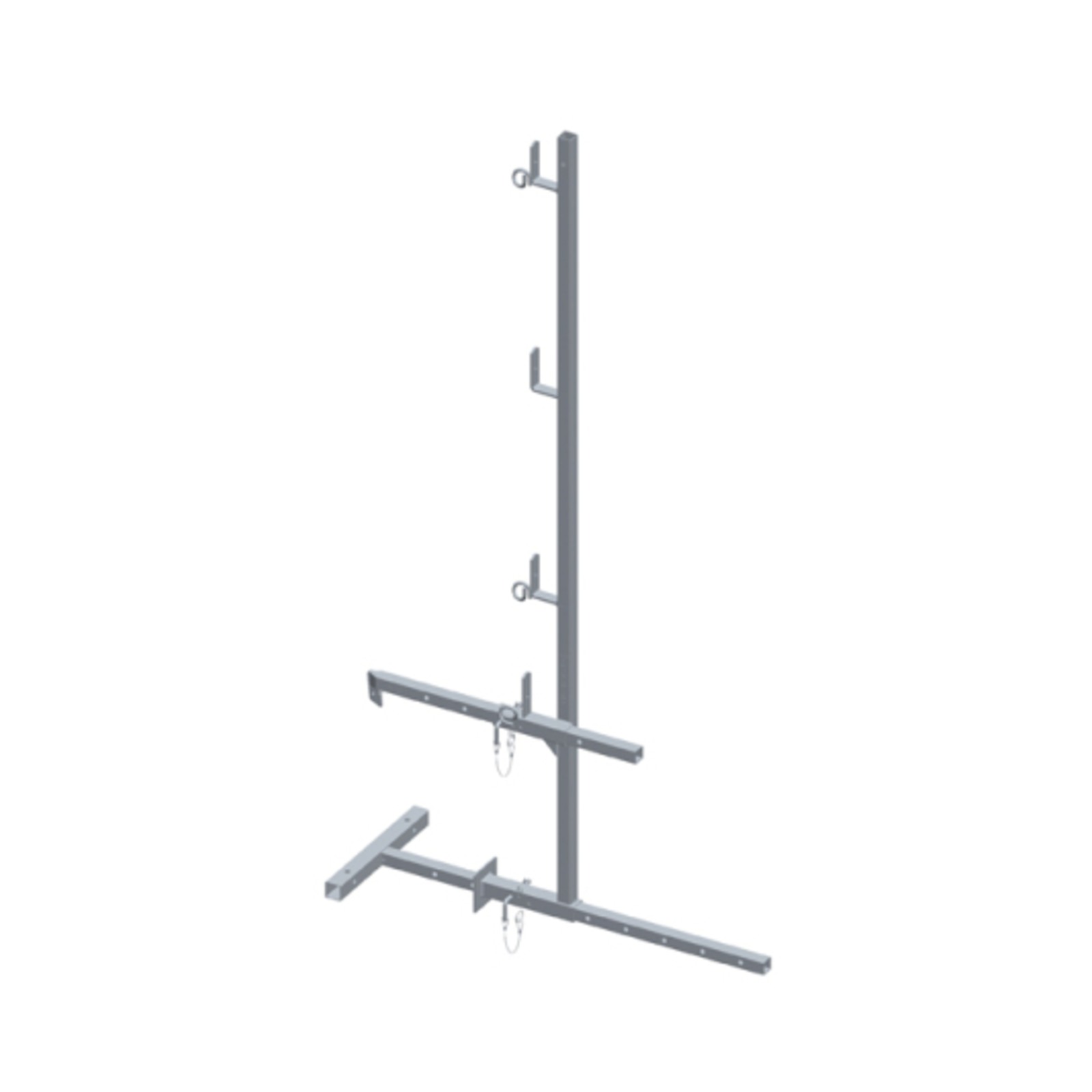 Garde-corps universel fixation bas de toit réglable DIMOS - 010030
