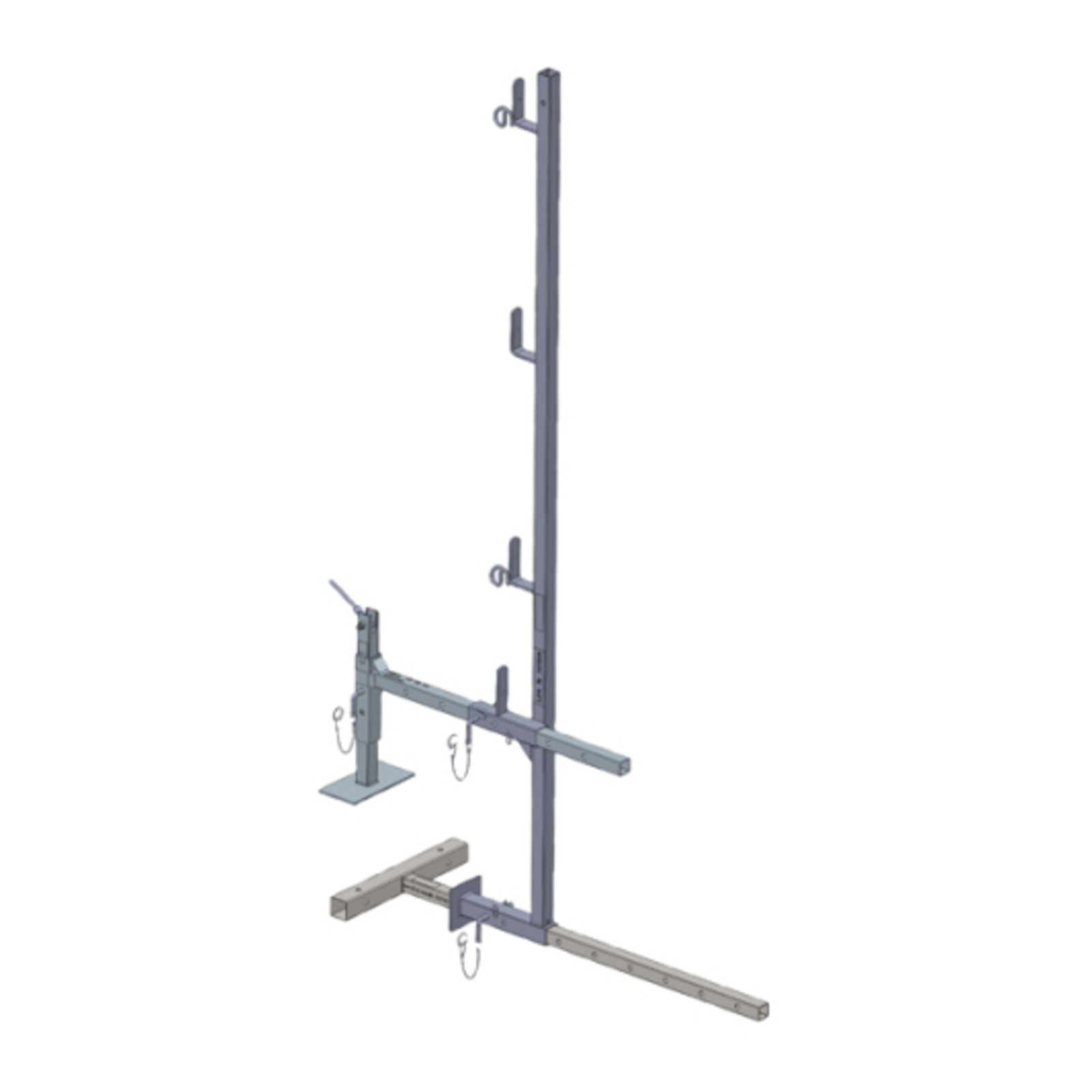 Garde-corps universel fixation patin de cheneau DIMOS - 010131