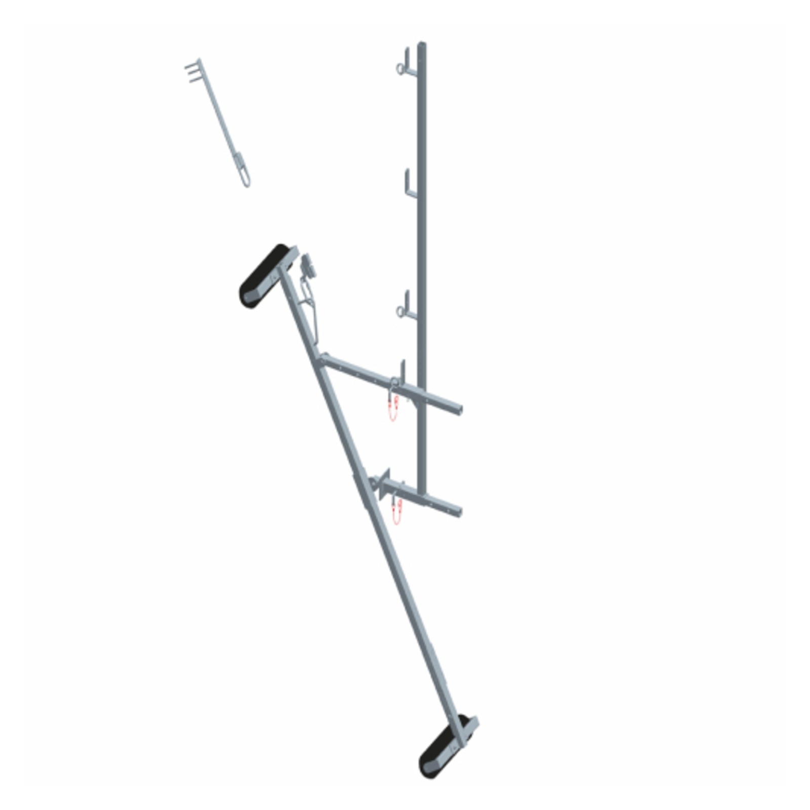 Pack garde-corps mobile rampant 3m h1,5m DIMOS - 010145