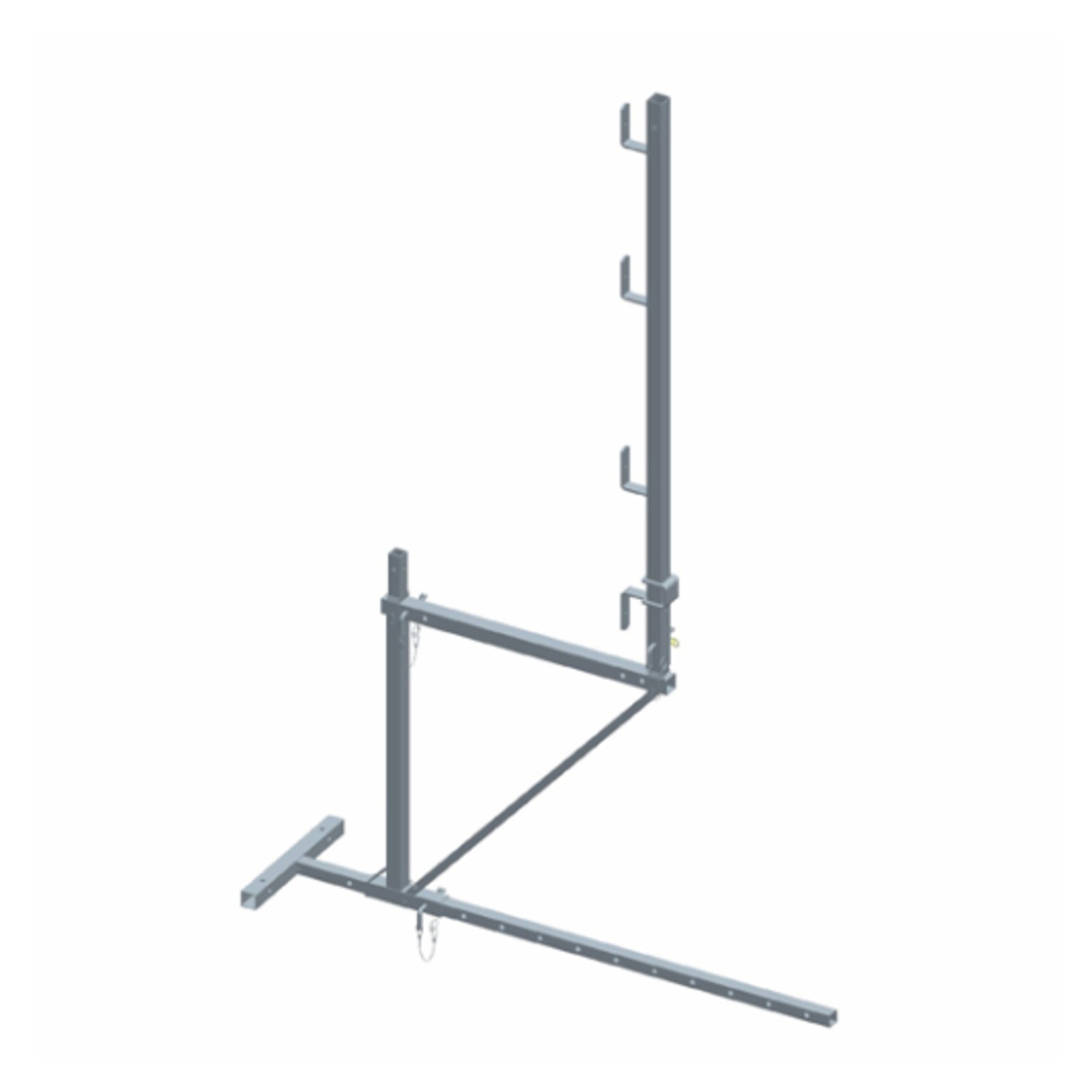 Échafaudage de toit acier 1 niveau débord 45 cm garde-corps DIMOS - 015001
