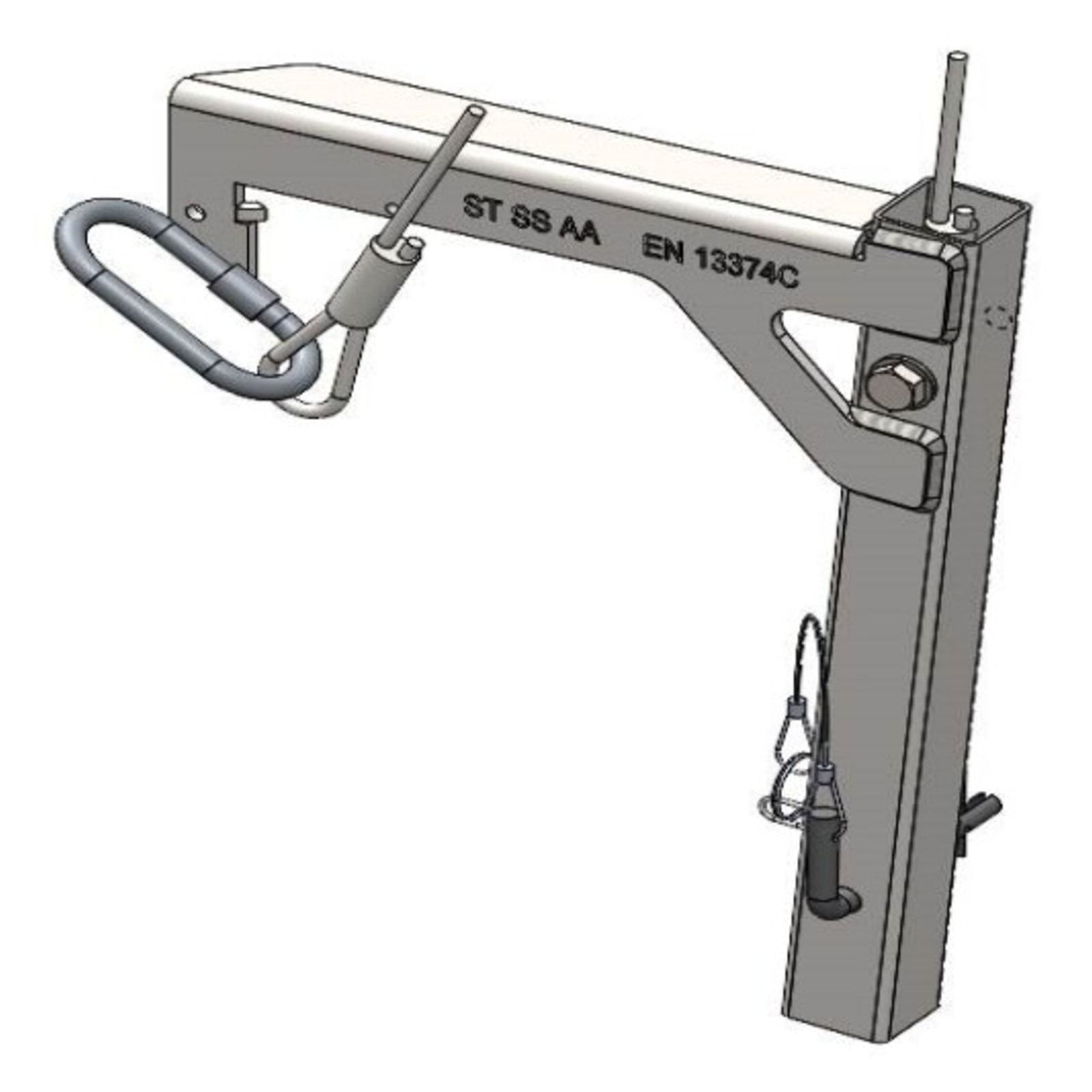 Fixation échafaudage acier Mini-crosse ancrage bas toit DIMOS - 020909