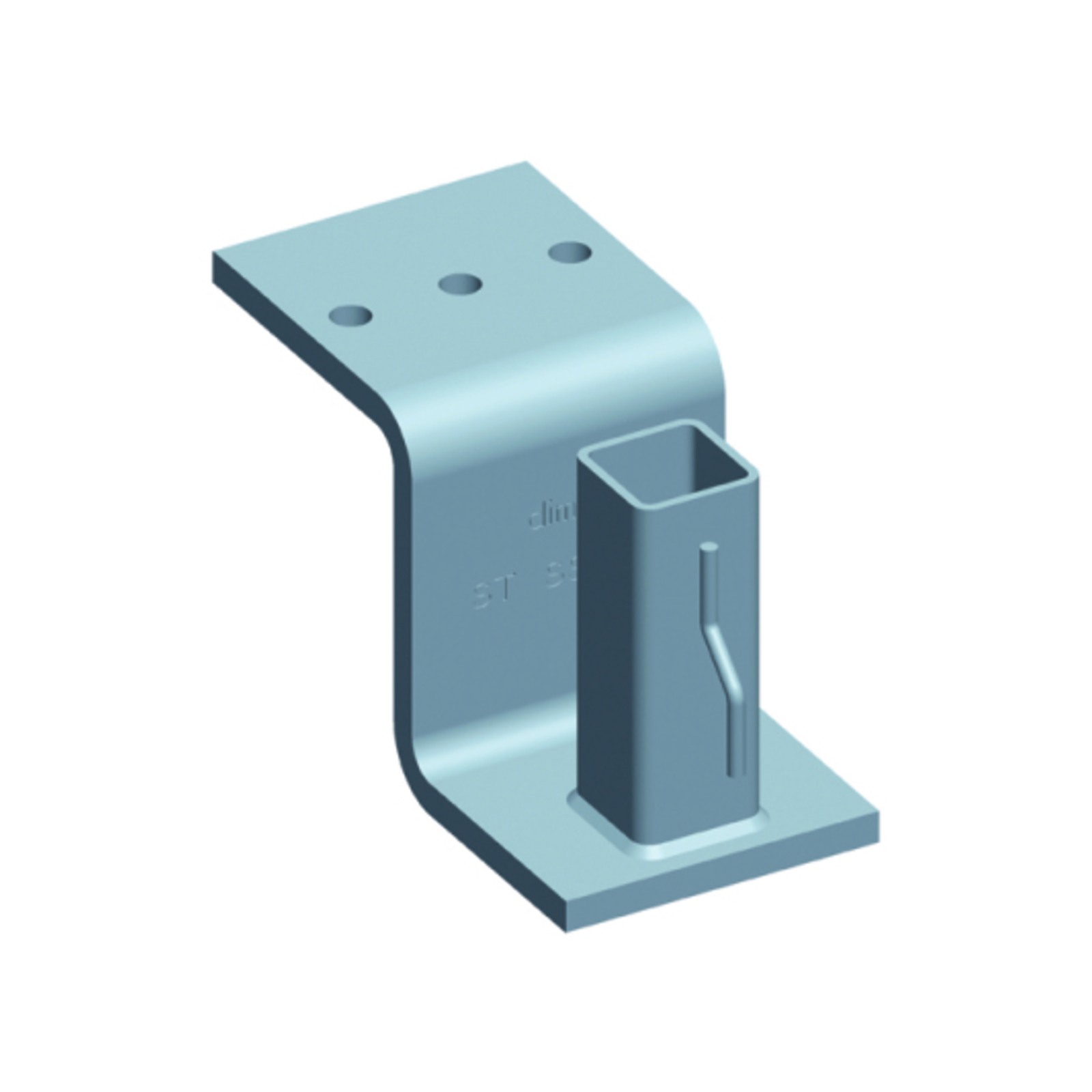 Support Z 355 potelet carré 30x30mm DIMOS - 030129