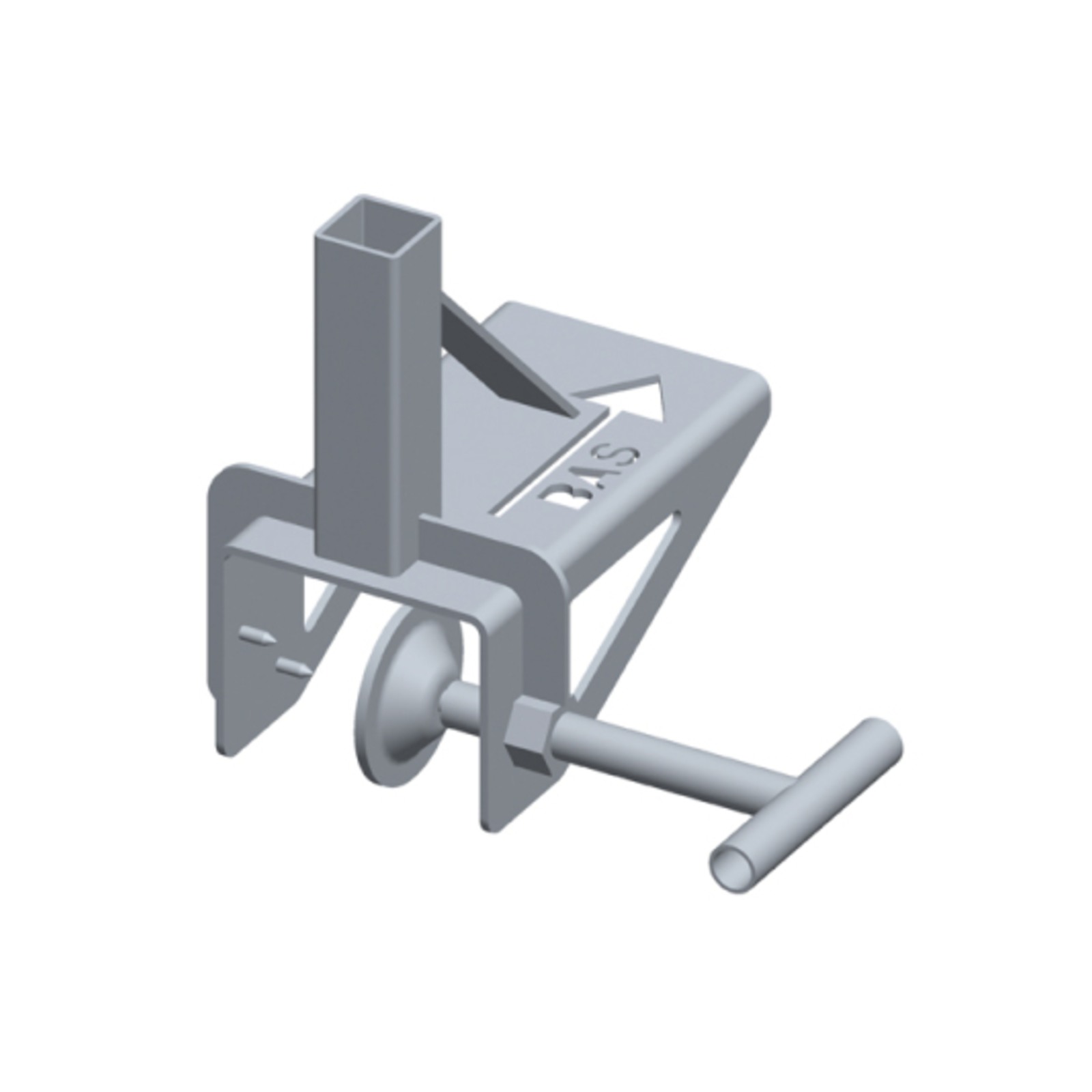 Support sur chevron pour potelet carré 30x30 DIMOS - 030131