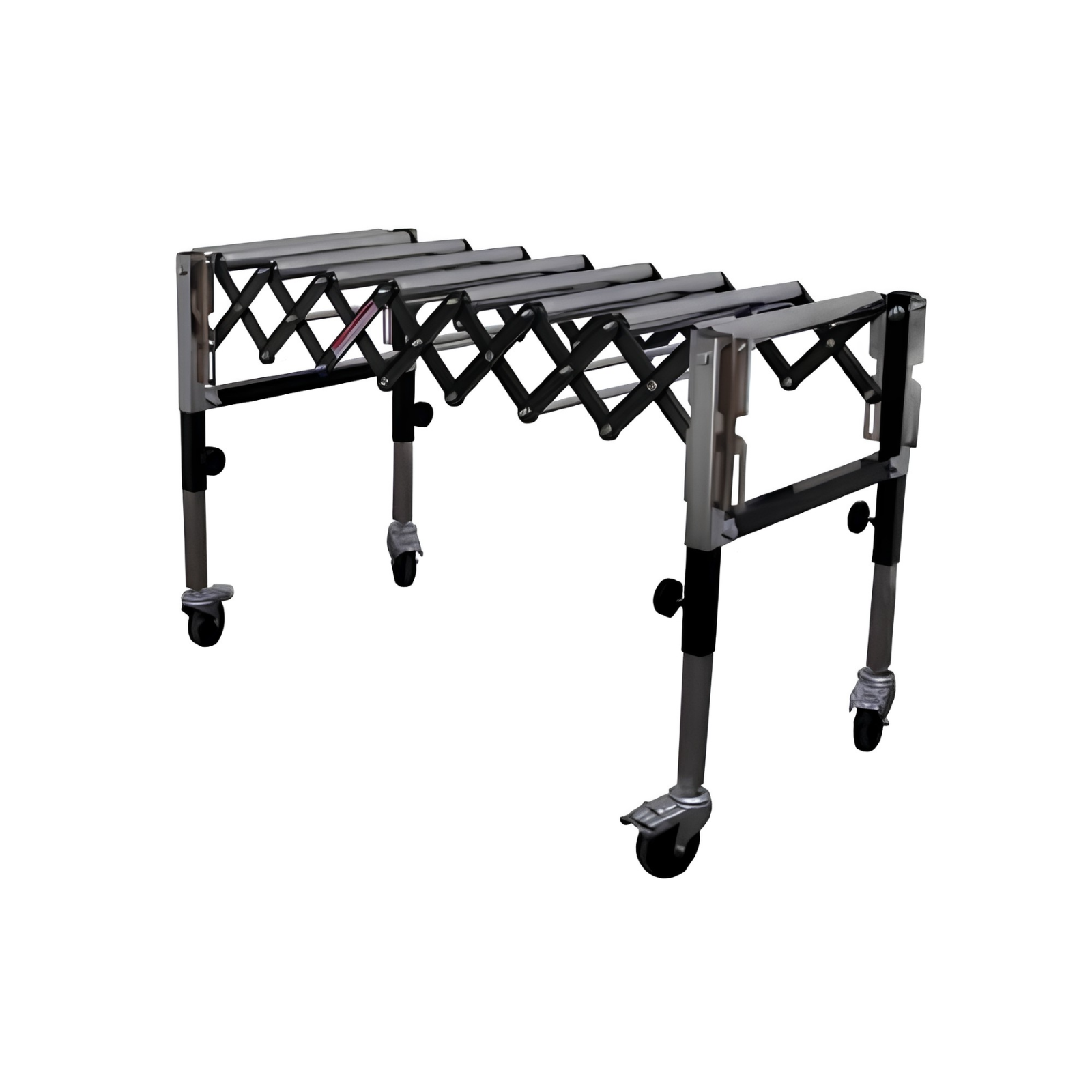 Mini convoyeur extensible 1,30 m 9 rouleaux inox DIMOS - 082007