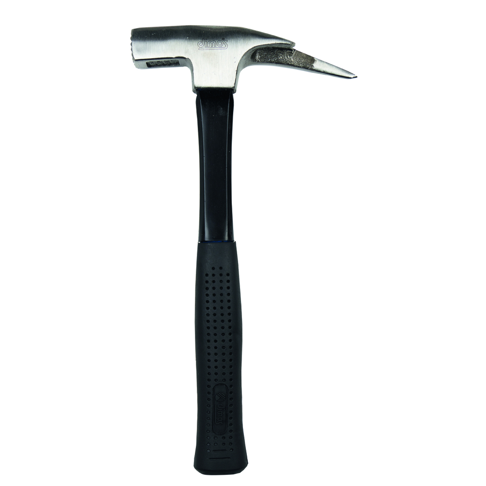 Marteau de charpentier manche fibre de verre noir avec aimant DIMOS - 135546