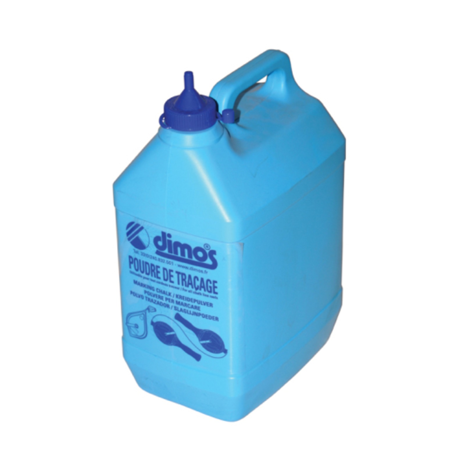 Poudre bleue traçage pot 4kg DIMOS - 155523