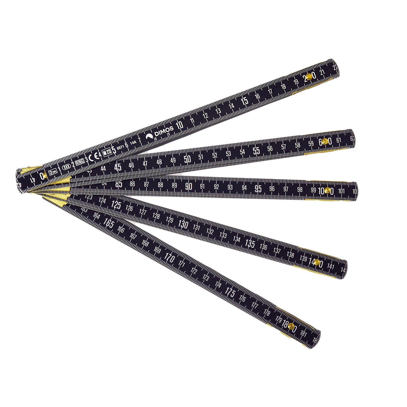 Double-mètre pliant Dural indélébile DIMOS - 155614