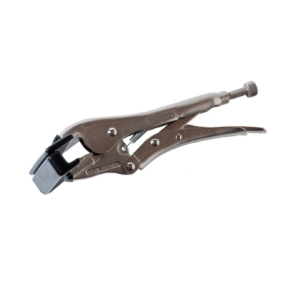 Pince étau mors DIMOS 100mm avec revêtement - 215516