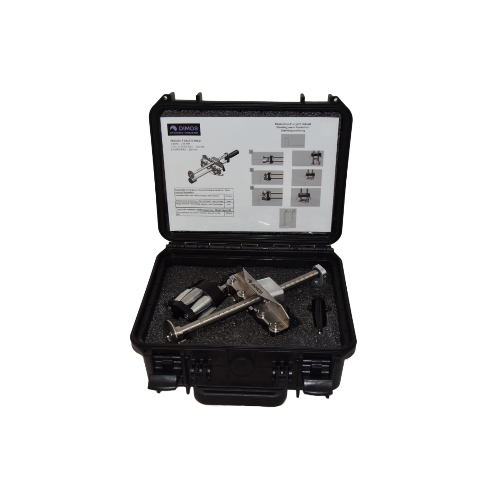 Plieuse à galets B19.2 avec évaseur Ø75mm DIMOS - 216012
