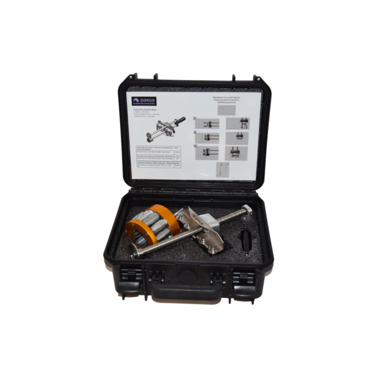 Plieuse à galets B19.2 avec évaseur Ø100mm DIMOS - 216014