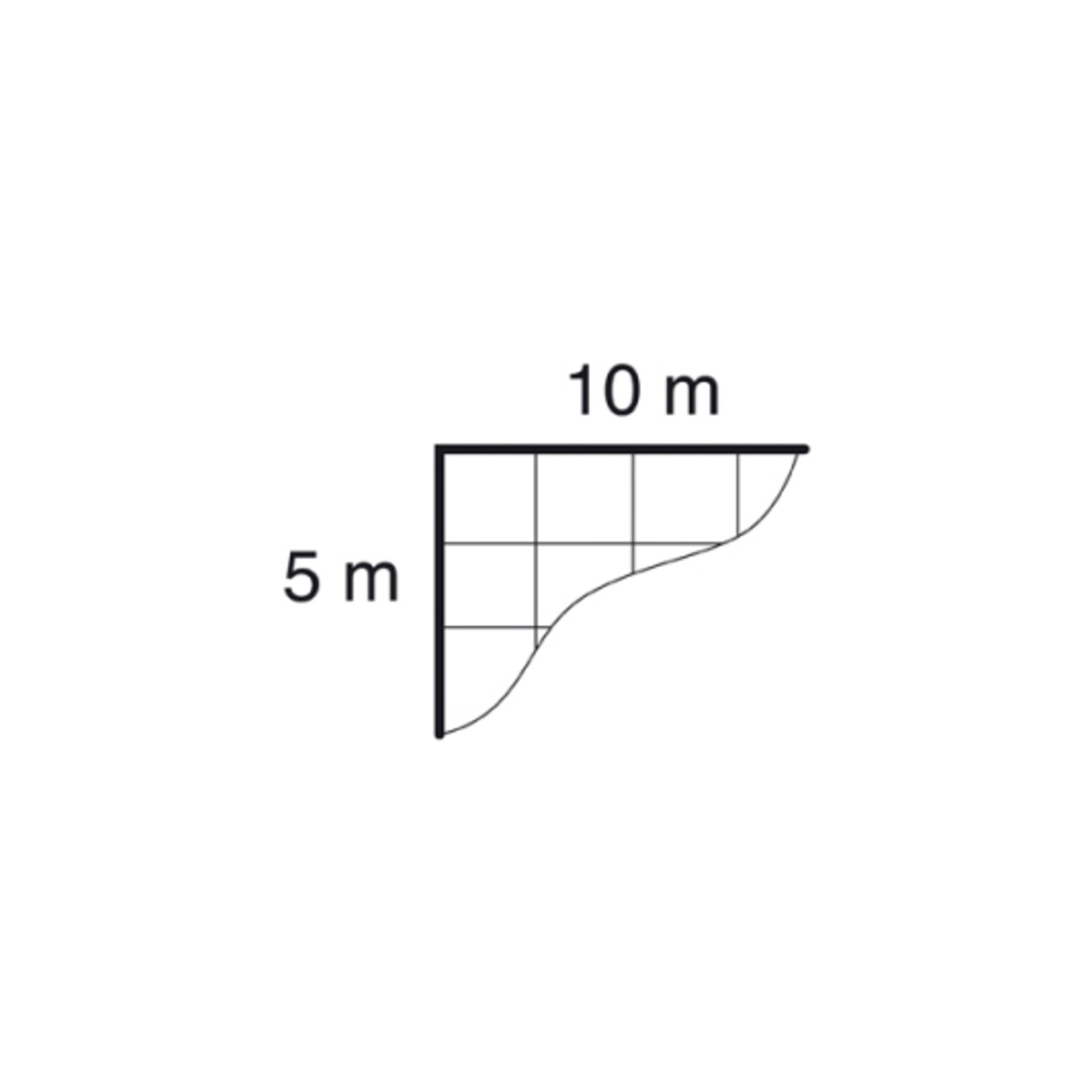 Filet de protection bleu 10m x 5m maille 100mm DIMOS - 369250